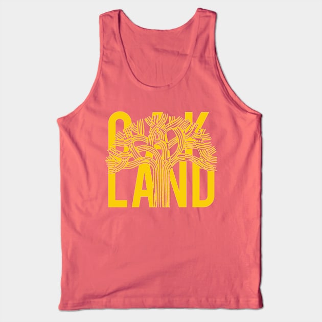 Oakland Tree Tank Top by mikelcal